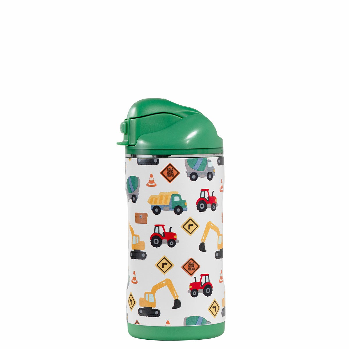 HYDROJUG HydroJug Ease2o 14oz - Leakproof 2-in-1 Kids Water Bottle, Straw & Chug Spout – Under Construction