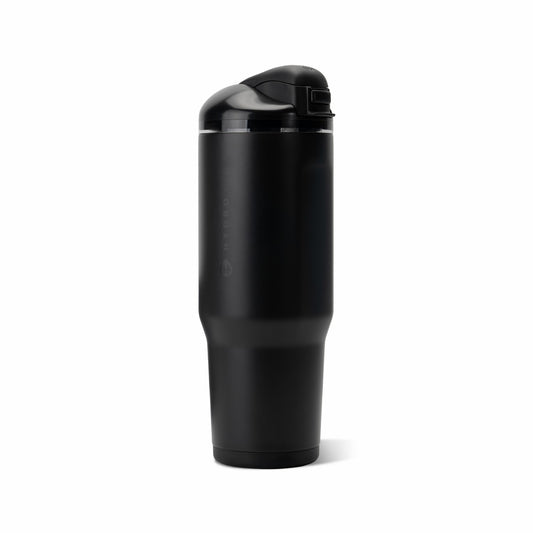 HYDROJUG HydroJug Ease2o 40oz - Dual-Function Water Bottle with Straw & Chug Spout – Black