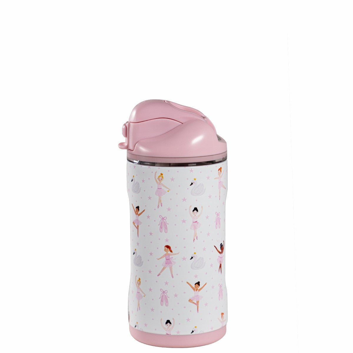 HYDROJUG HydroJug Ease2o 14oz - Leakproof 2-in-1 Kids Water Bottle with Straw & Chug Spout – Ballerina