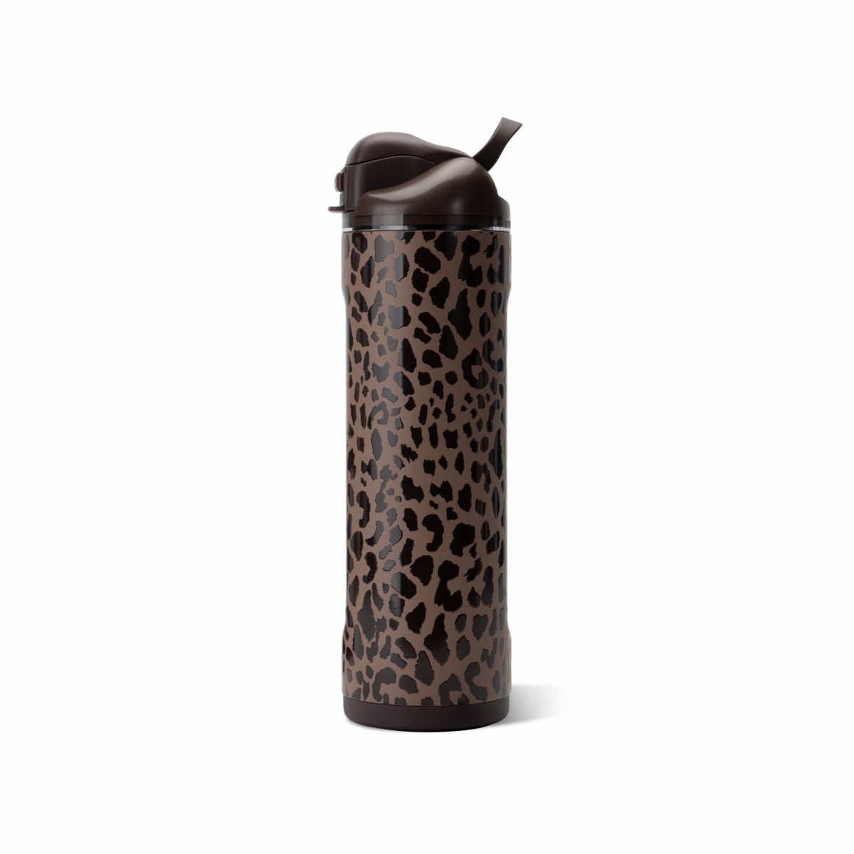 HYDROJUG HydroJug Ease2o 24oz - 2-in-1 Water Bottle with Soft Straw & Chug Spout – Brown Leopard