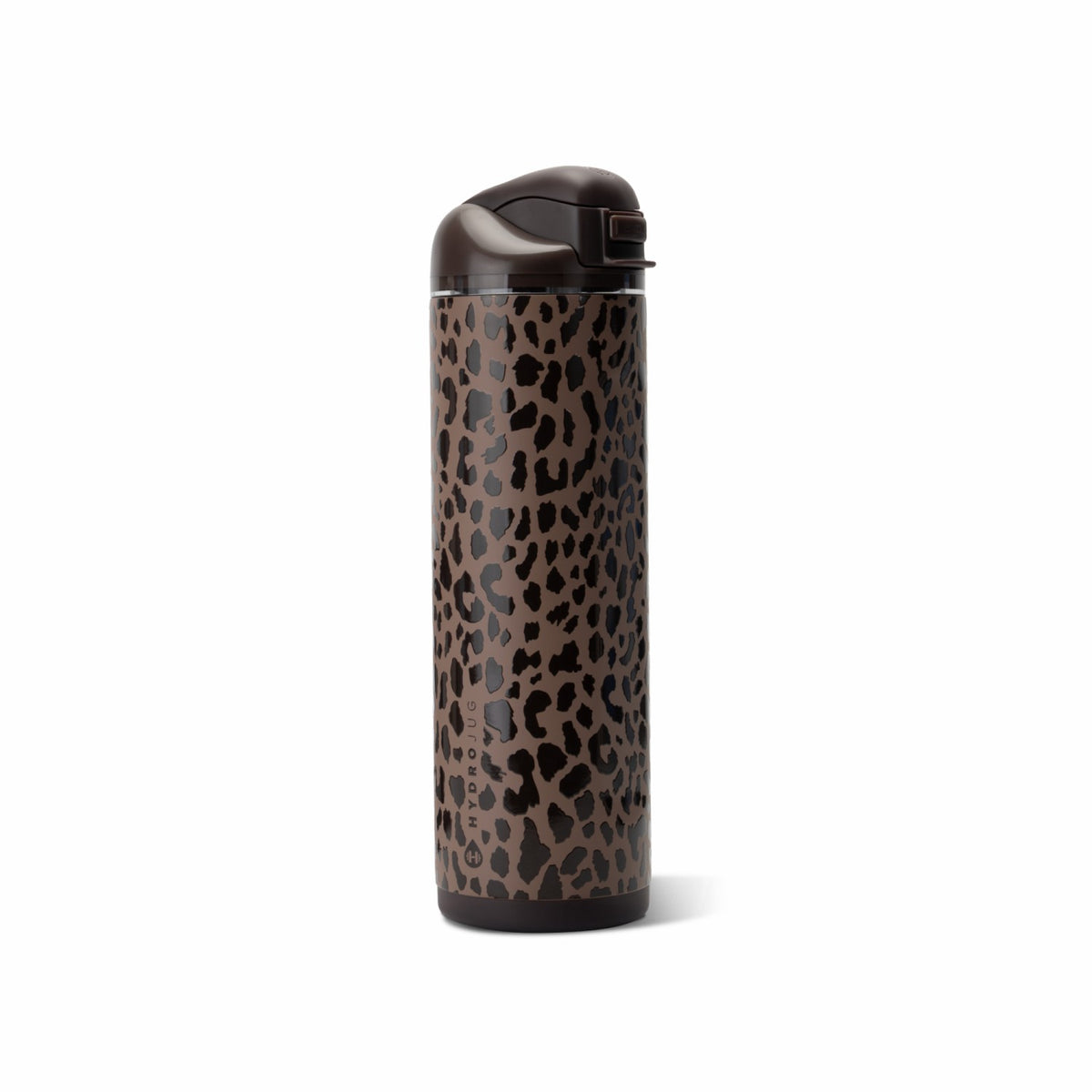 HYDROJUG HydroJug Ease2o 24oz - 2-in-1 Water Bottle with Soft Straw & Chug Spout – Brown Leopard