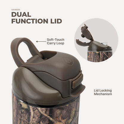 HYDROJUG HydroJug Ease2o 40oz - Dual-Function Water Bottle with Straw & Chug Spout – Woodland