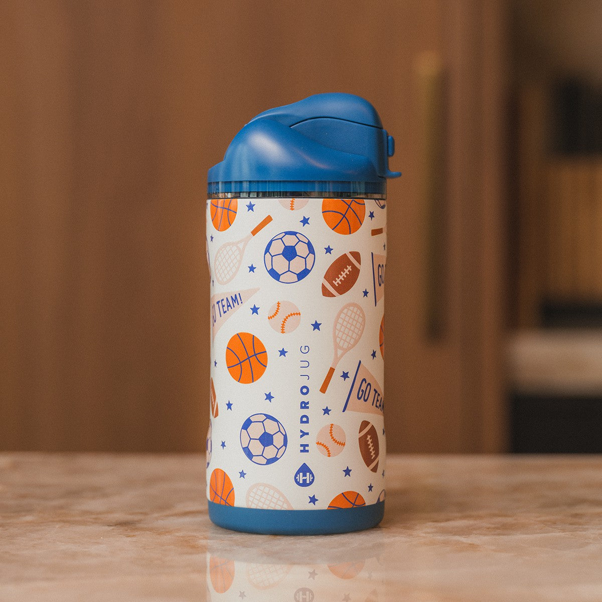 HYDROJUG HydroJug Ease2o 14oz - Leakproof 2-in-1 Kids Water Bottle with Straw & Chug Spout – All Stars