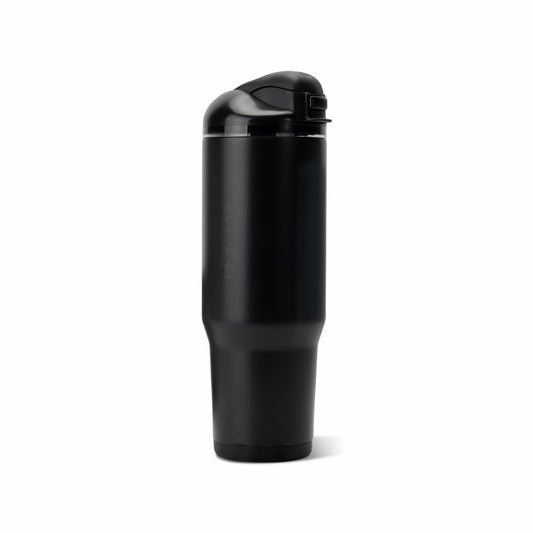 HYDROJUG HydroJug Ease2o 32oz - Compact Water Bottle with Straw & Chug Spout – Black