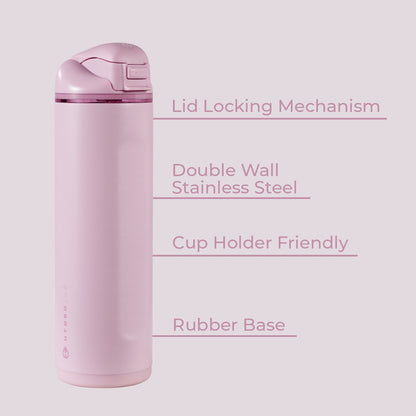 HYDROJUG HydroJug Ease2o 24oz - 2-in-1 Water Bottle with Soft Straw & Chug Spout – Sweet Pea