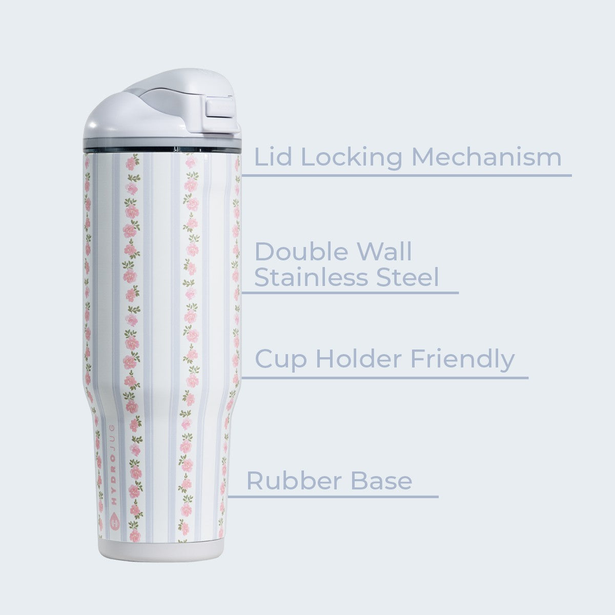 HYDROJUG HydroJug Ease2o 32oz - Compact Water Bottle with Straw & Chug Spout – Primrose
