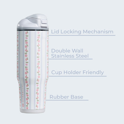 HYDROJUG HydroJug Ease2o 32oz - Compact Water Bottle with Straw & Chug Spout – Primrose