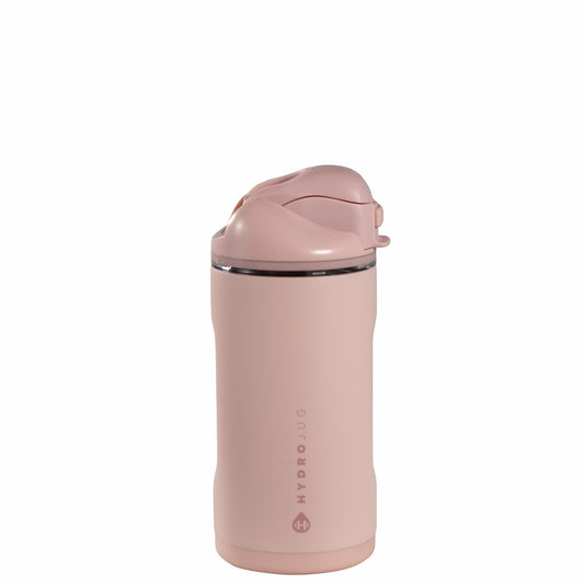 HYDROJUG HydroJug Ease2o 14oz - Leakproof 2-in-1 Kids Water Bottle with Straw & Chug Spout – Dusty Rose