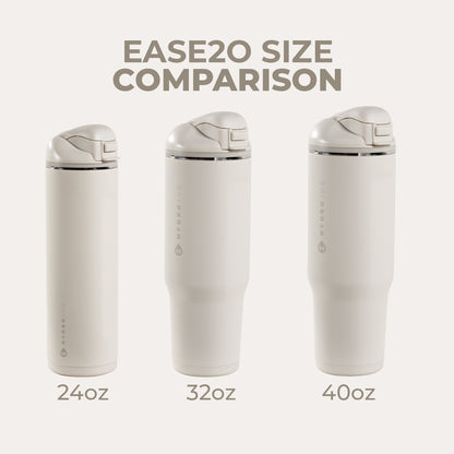HYDROJUG HydroJug Ease2o 24oz - 2-in-1 Water Bottle with Soft Straw & Chug Spout – Linen