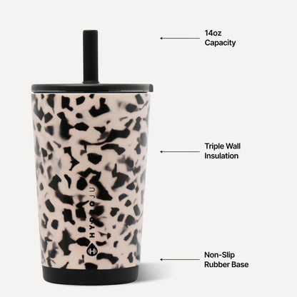 HYDROJUG HydroJug Everyday Tumbler 14oz - Blonde Tortoise
