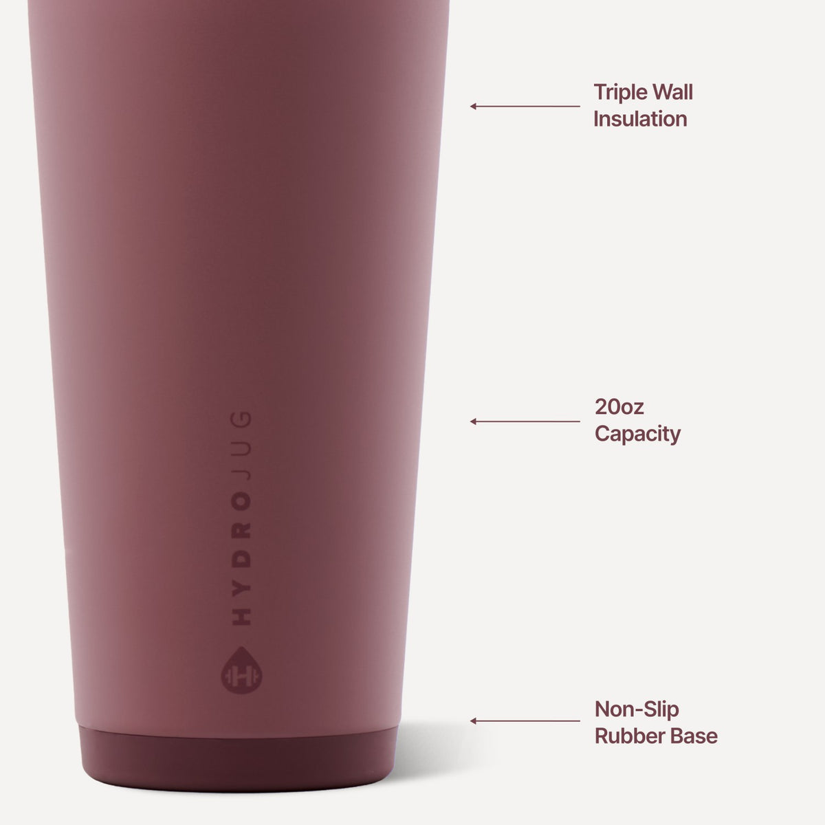 HYDROJUG HydroJug Everyday Tumbler 20oz - Canyon Rose