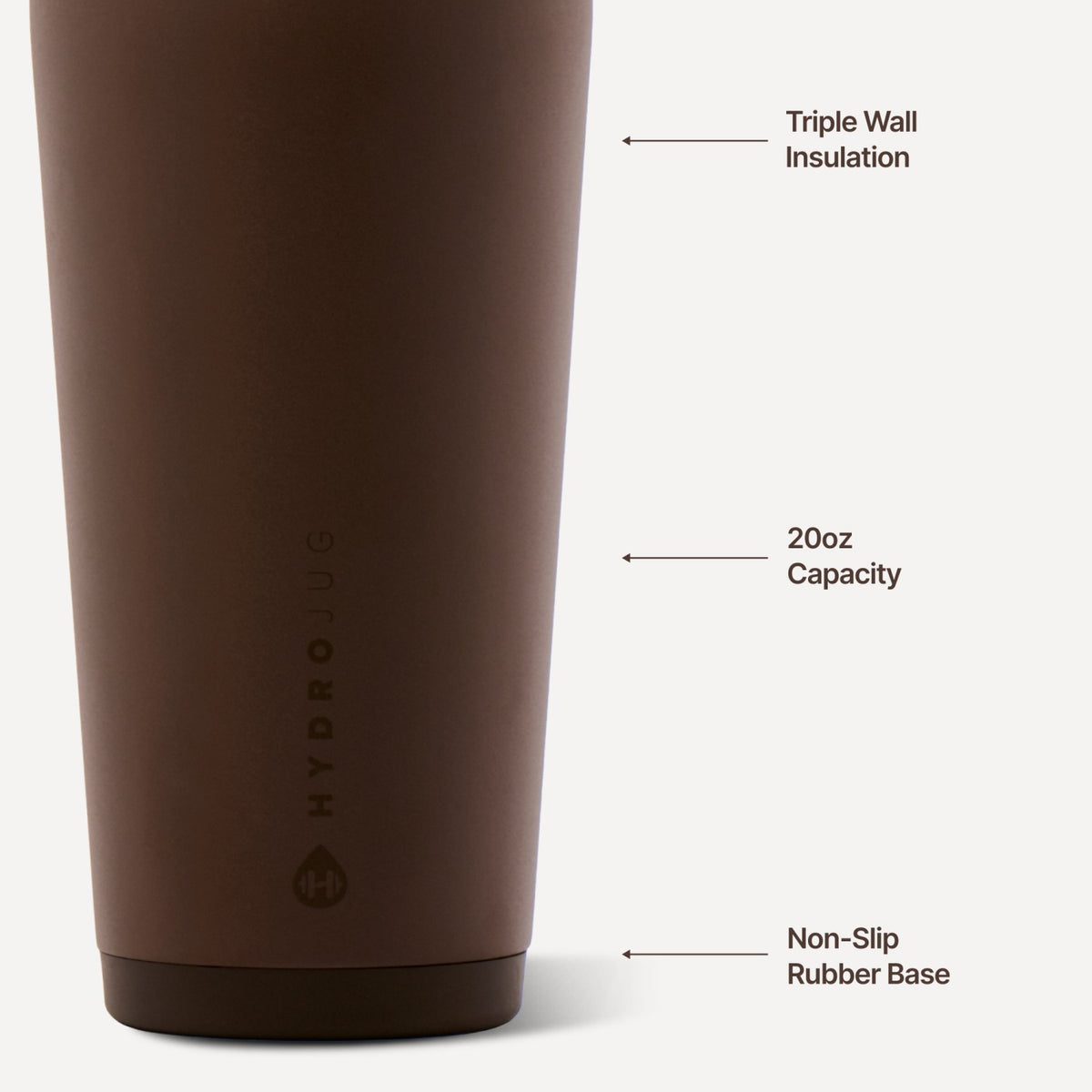 HYDROJUG HydroJug Everyday Tumbler 20oz - Chestnut