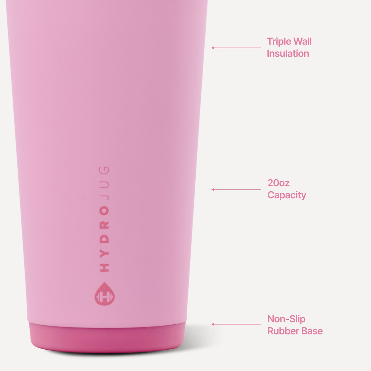 HYDROJUG HydroJug Everyday Tumbler 20oz - Petal