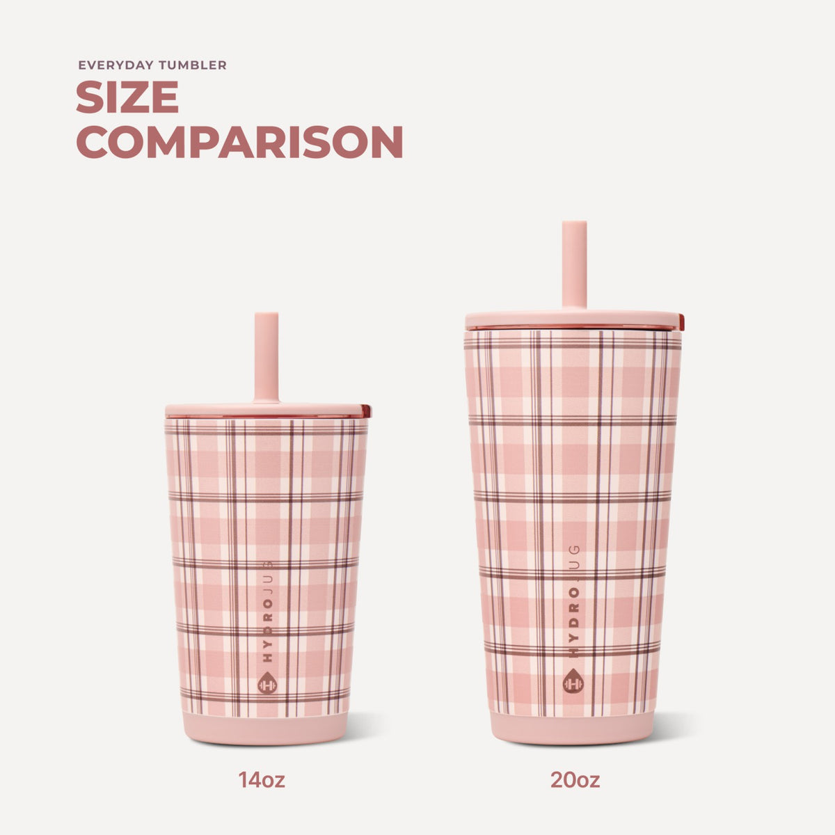 HYDROJUG HydroJug Everyday Tumbler 20oz - Pillow Talk Plaid