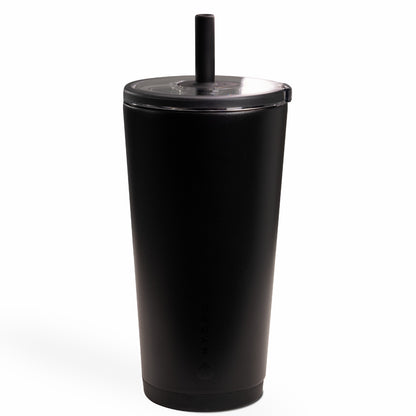 HYDROJUG HydroJug Everyday Tumbler 20oz - Ceramic-Lined Insulated Tumbler with Straw – Black