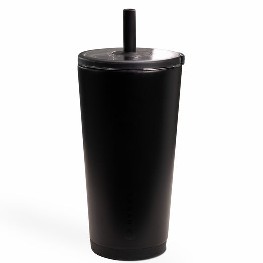 HYDROJUG HydroJug Everyday Tumbler 20oz - Ceramic-Lined Insulated Tumbler with Straw – Black