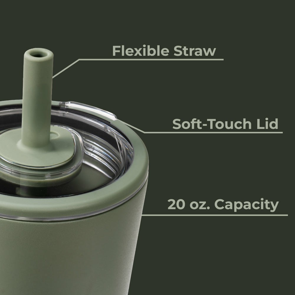HYDROJUG HydroJug Everyday Tumbler 20oz - Ceramic-Lined Insulated Tumbler with Straw – Courtyard