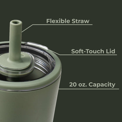 HYDROJUG HydroJug Everyday Tumbler 20oz - Ceramic-Lined Insulated Tumbler with Straw – Courtyard
