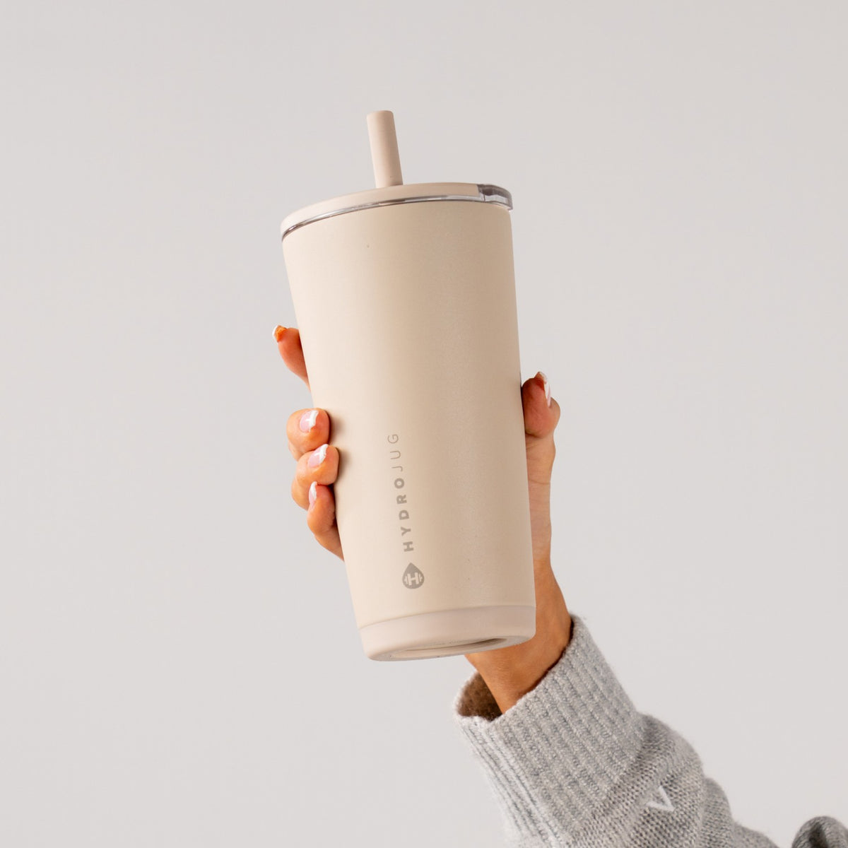 HYDROJUG HydroJug Everyday Tumbler 20oz - Ceramic-Lined Insulated Tumbler with Straw – Dune