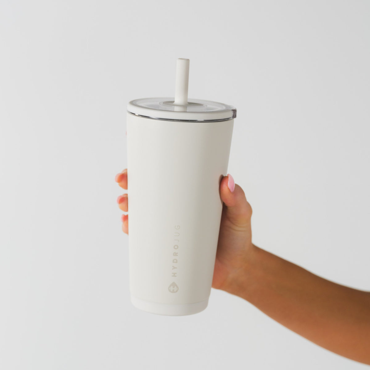 HYDROJUG HydroJug Everyday Tumbler 20oz - Ceramic-Lined Insulated Tumbler with Straw – Linen