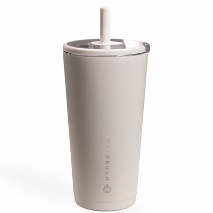 HYDROJUG HydroJug Everyday Tumbler 20oz - Ceramic-Lined Insulated Tumbler with Straw – Linen