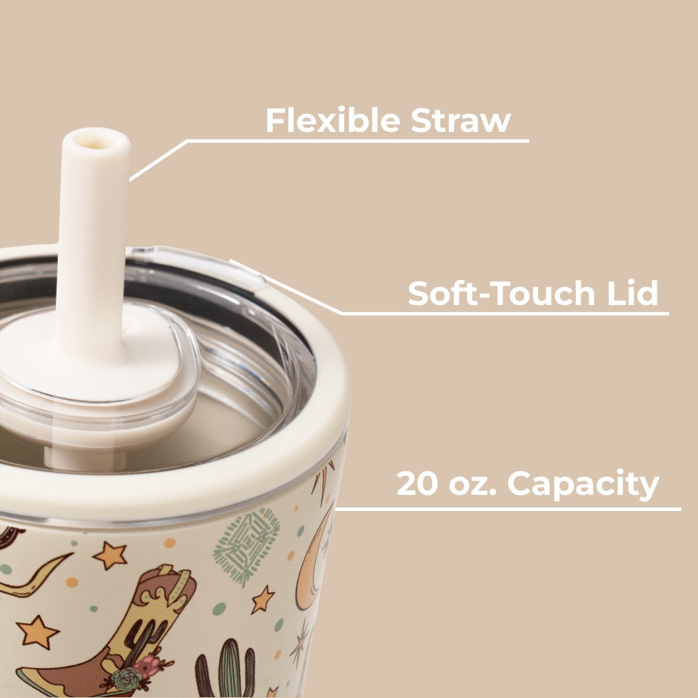 HYDROJUG HydroJug Everyday Tumbler 20oz - Ceramic-Lined Insulated Tumbler with Straw – Rodeo