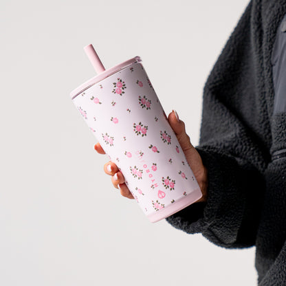 HYDROJUG HydroJug Everyday Tumbler 20oz - Ceramic-Lined Insulated Tumbler with Straw – Wildrose