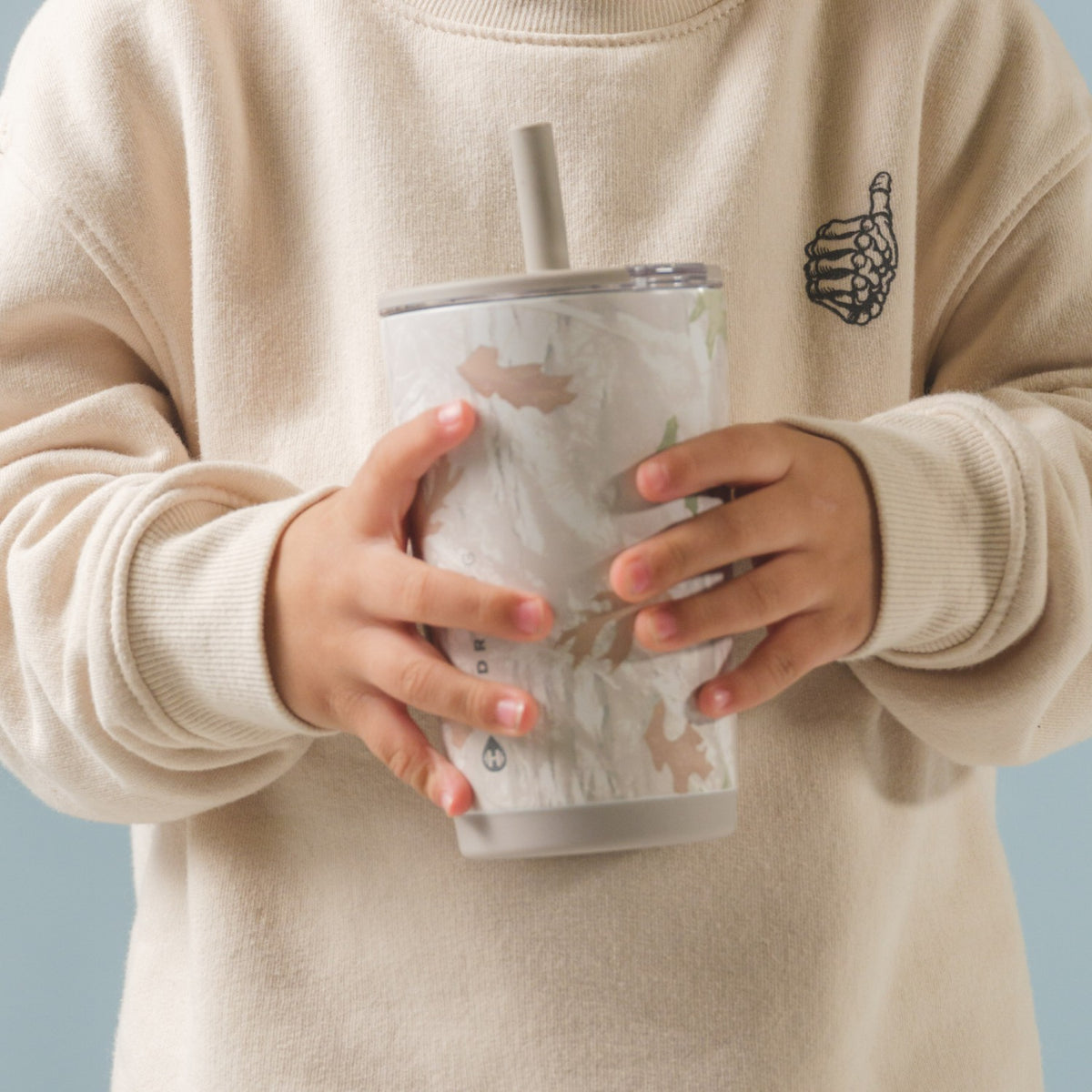 HYDROJUG HydroJug Everyday Tumbler 14oz - Ceramic-Lined Spill-Free Kids Tumbler – Camo