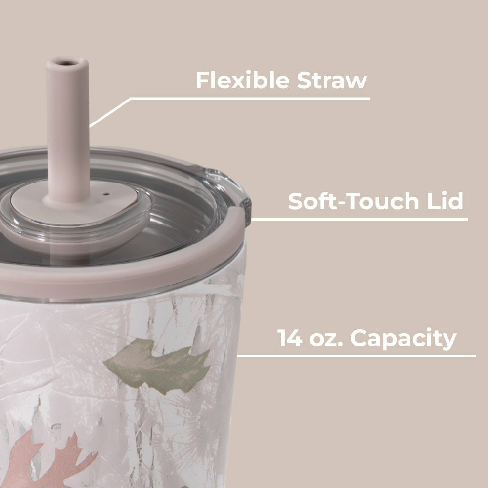 HYDROJUG HydroJug Everyday Tumbler 14oz - Ceramic-Lined Spill-Free Kids Tumbler – Camo