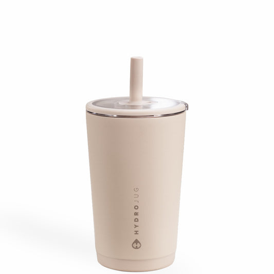 HYDROJUG HydroJug Everyday Tumbler 14oz - Ceramic-Lined Spill-Free Kids Tumbler – Dune