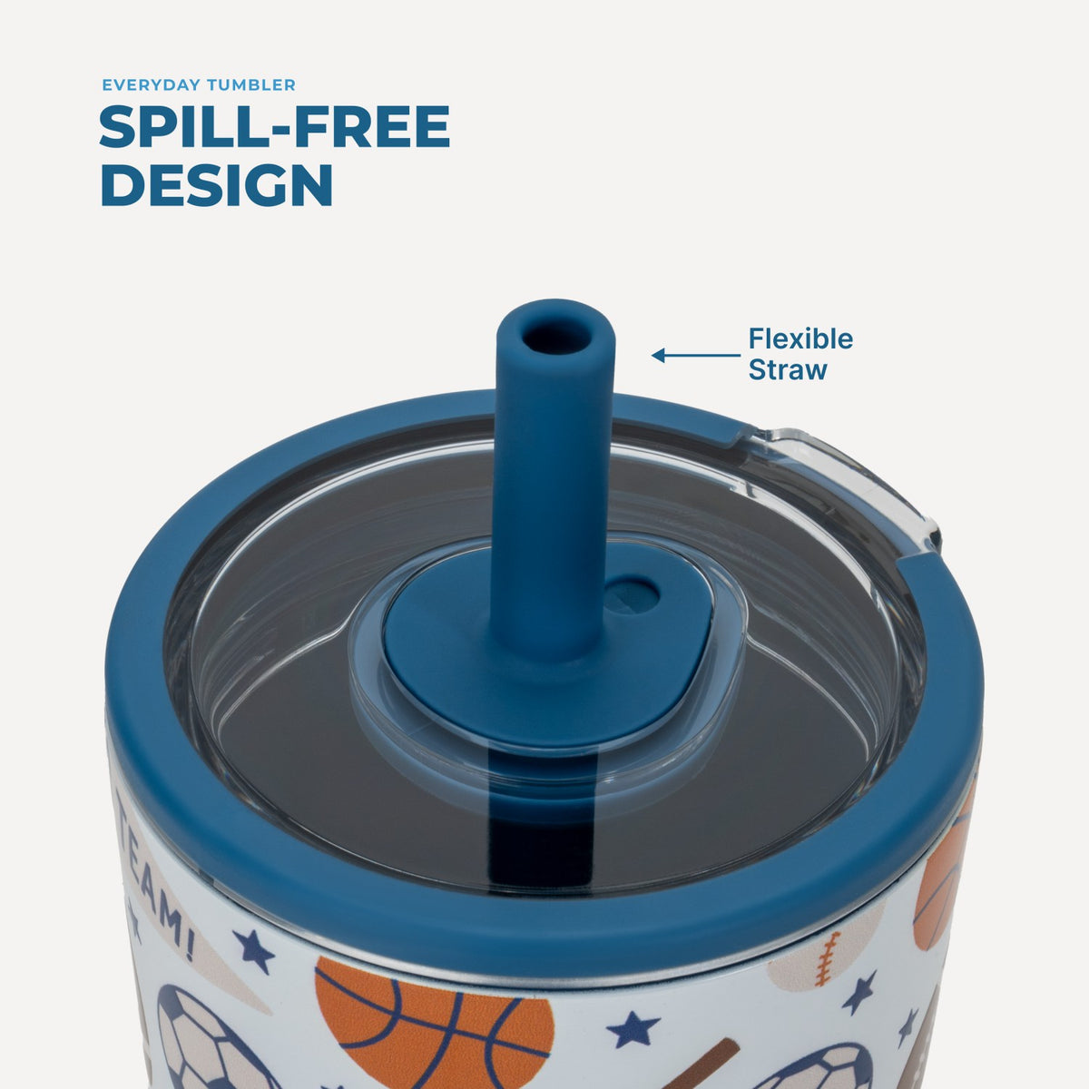 HYDROJUG HydroJug Everyday Tumbler 14oz - Ceramic-Lined Spill-Free Kids Tumbler – All-Stars