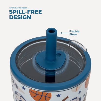 HYDROJUG HydroJug Everyday Tumbler 14oz - Ceramic-Lined Spill-Free Kids Tumbler – All-Stars
