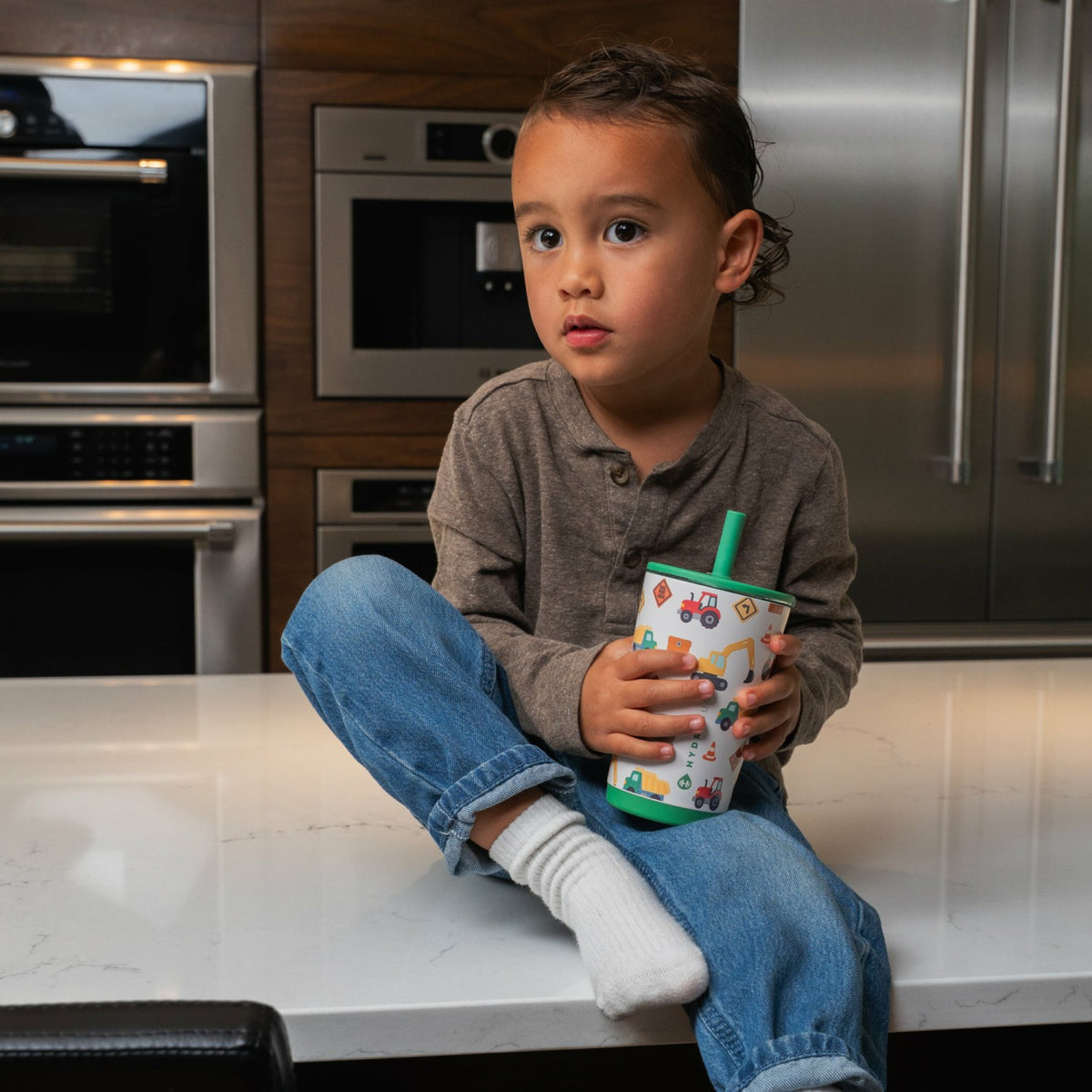HYDROJUG HydroJug Everyday Tumbler 14oz - Ceramic-Lined Spill-Free Kids Tumbler – Under Construction