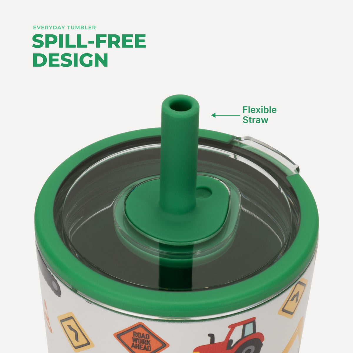 HYDROJUG HydroJug Everyday Tumbler 14oz - Ceramic-Lined Spill-Free Kids Tumbler – Under Construction