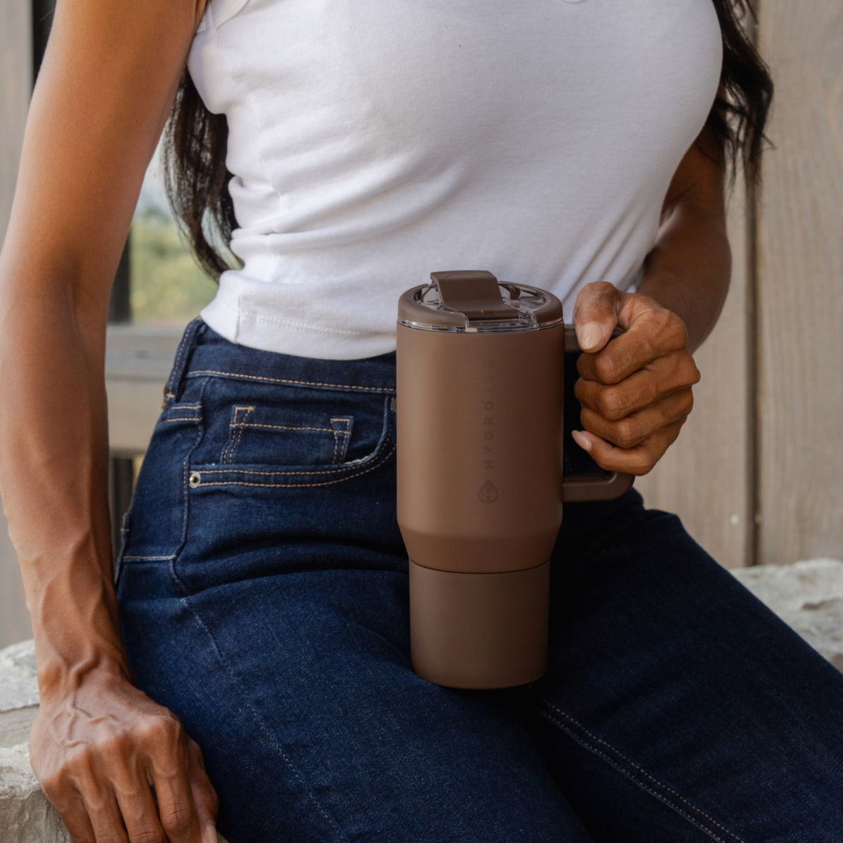 HYDROJUG HydroJug Coffee Traveler 20oz - Chestnut
