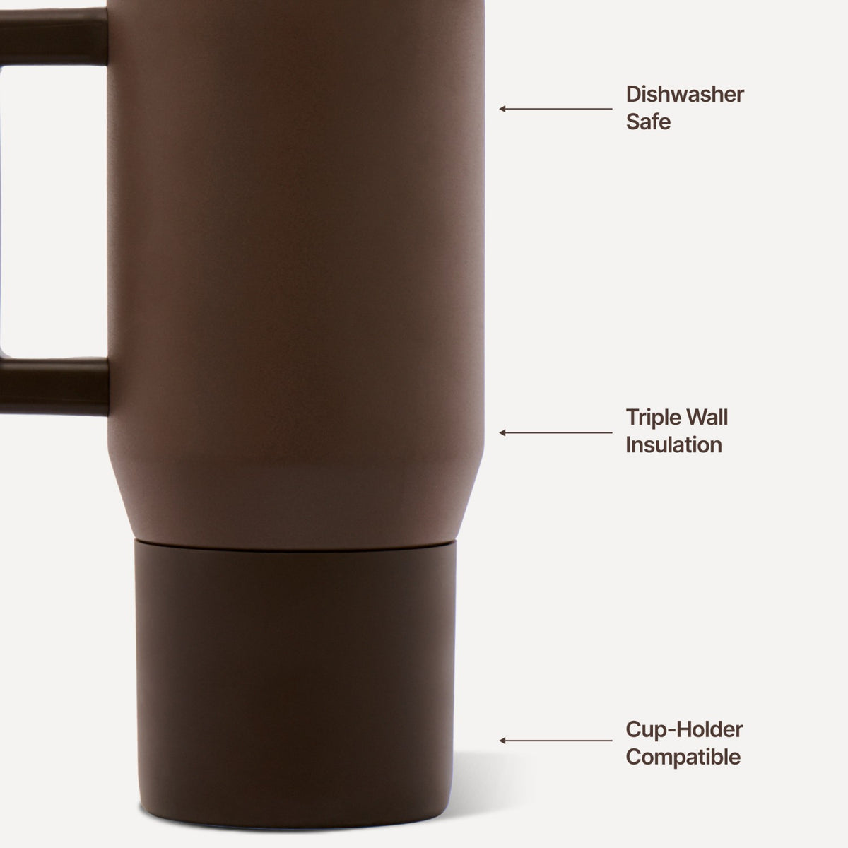 HYDROJUG HydroJug Coffee Traveler 20oz - Chestnut