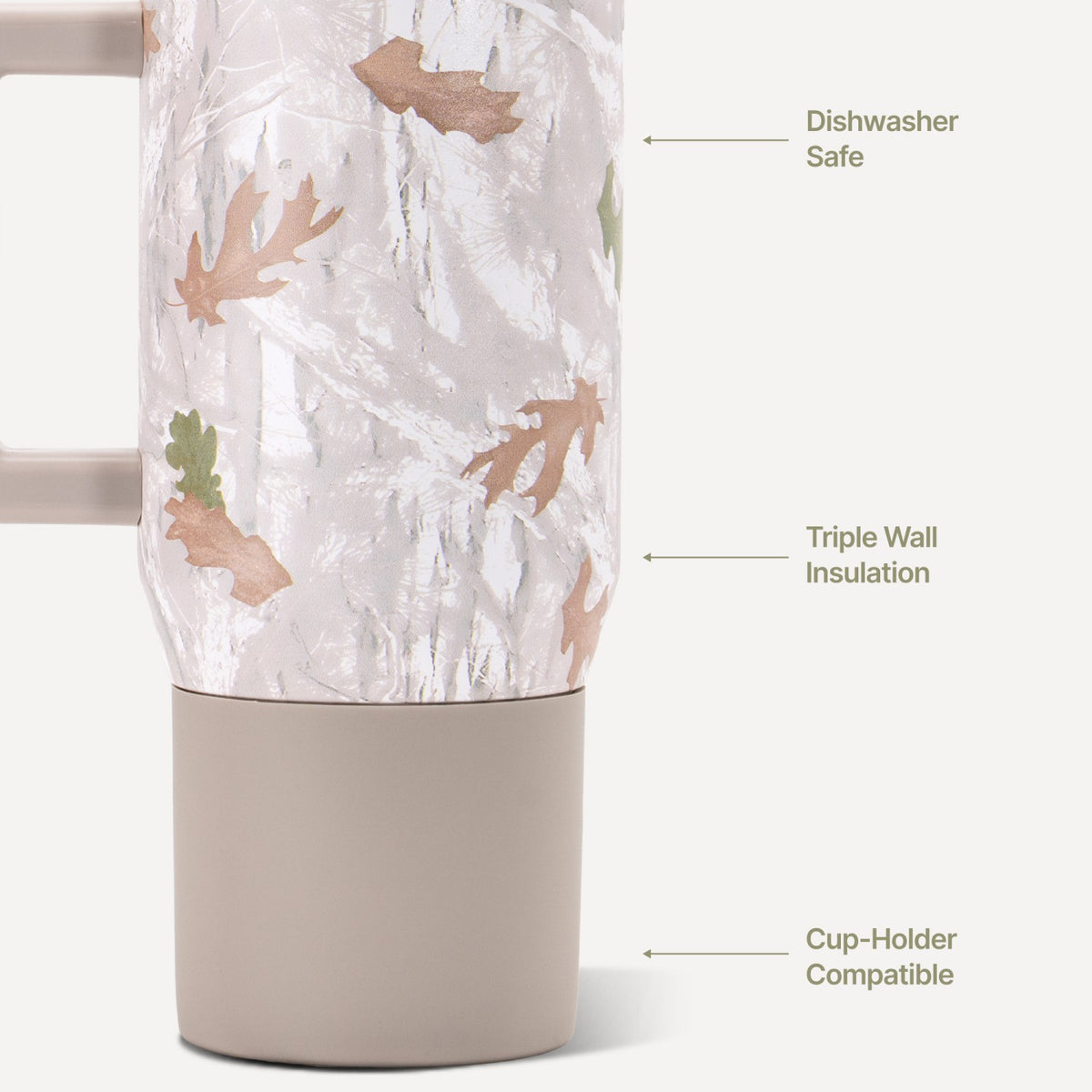 HYDROJUG HydroJug Coffee Traveler 20oz - Ceramic-Lined Insulated Travel Mug – Camo