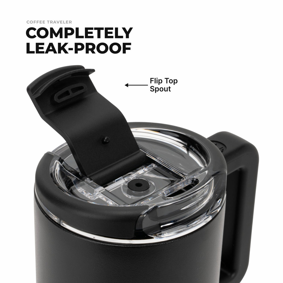 HYDROJUG HydroJug Coffee Traveler 20oz - Ceramic-Lined Insulated Travel Mug – Black