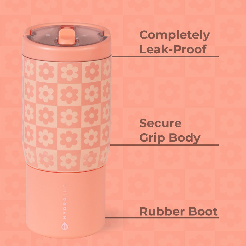 HYDROJUG HydroJug Sport 14oz - Compact Leakproof Kids Water Bottle – Daisy Checkers