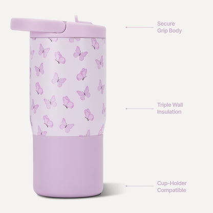 HYDROJUG HydroJug Sport 14oz - Compact Leakproof Kids Water Bottle – Flutter
