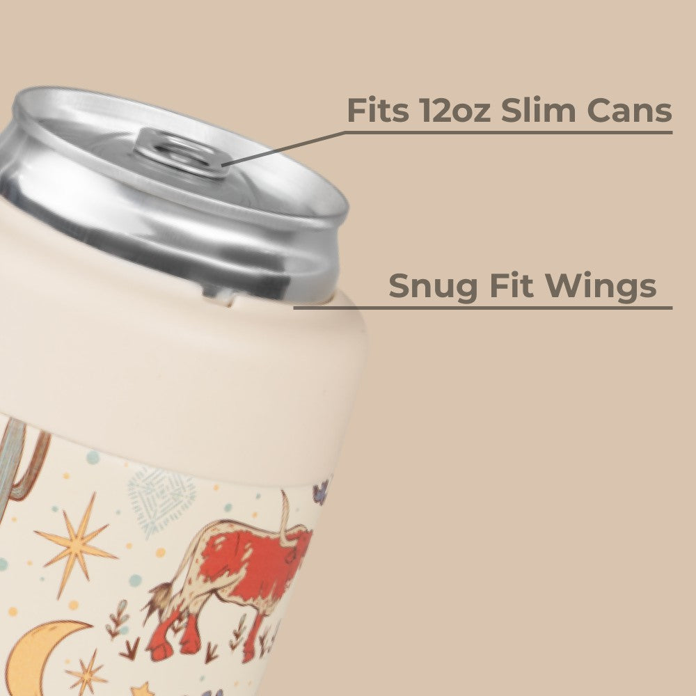 HYDROJUG HydroJug Slim Can Cooler 12oz - Insulated Stainless Steel Skinny Can Holder – Rodeo
