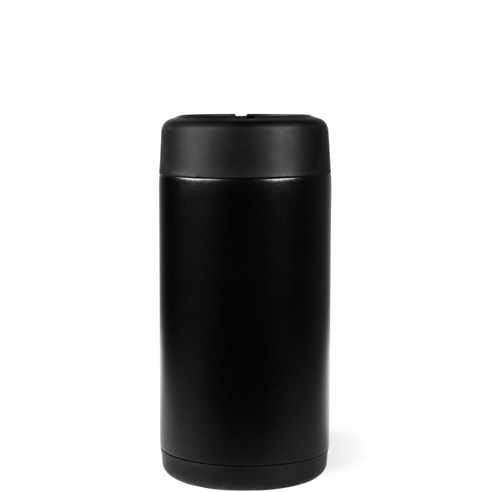 HYDROJUG HydroJug Slim Can Cooler 12oz - Insulated Stainless Steel Skinny Can Holder – Black