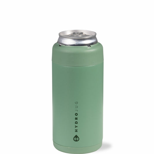 HYDROJUG HydroJug Slim Can Cooler 12oz - Insulated Stainless Steel Skinny Can Holder – Sage