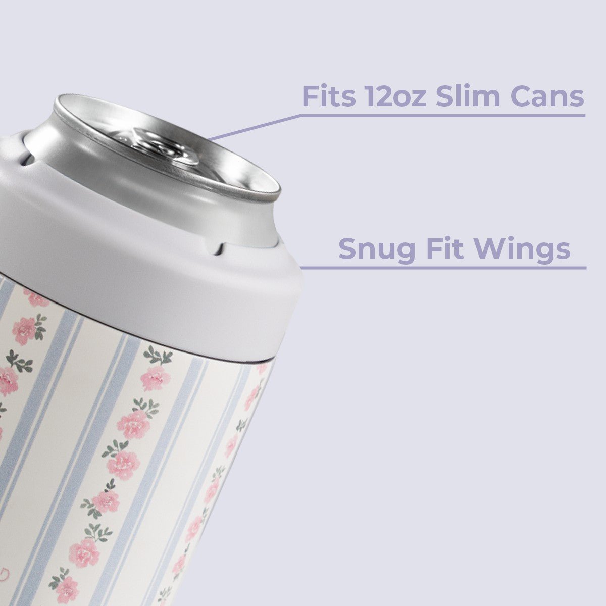 HYDROJUG HydroJug Slim Can Cooler 12oz - Insulated Stainless Steel Skinny Can Holder – Primrose