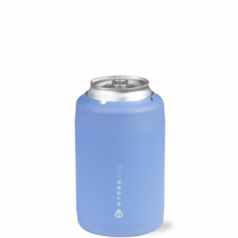 HYDROJUG HydroJug Can Cooler 12oz - 2-in-1 Insulated Standard Can Cooler, Screw-Top Lock – Light Blue