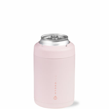 HYDROJUG HydroJug Can Cooler 12oz - 2-in-1 Insulated Standard Can Cooler, Screw-Top Lock – Pink Sand