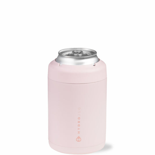 HYDROJUG HydroJug Can Cooler 12oz - 2-in-1 Insulated Standard Can Cooler, Screw-Top Lock – Pink Sand