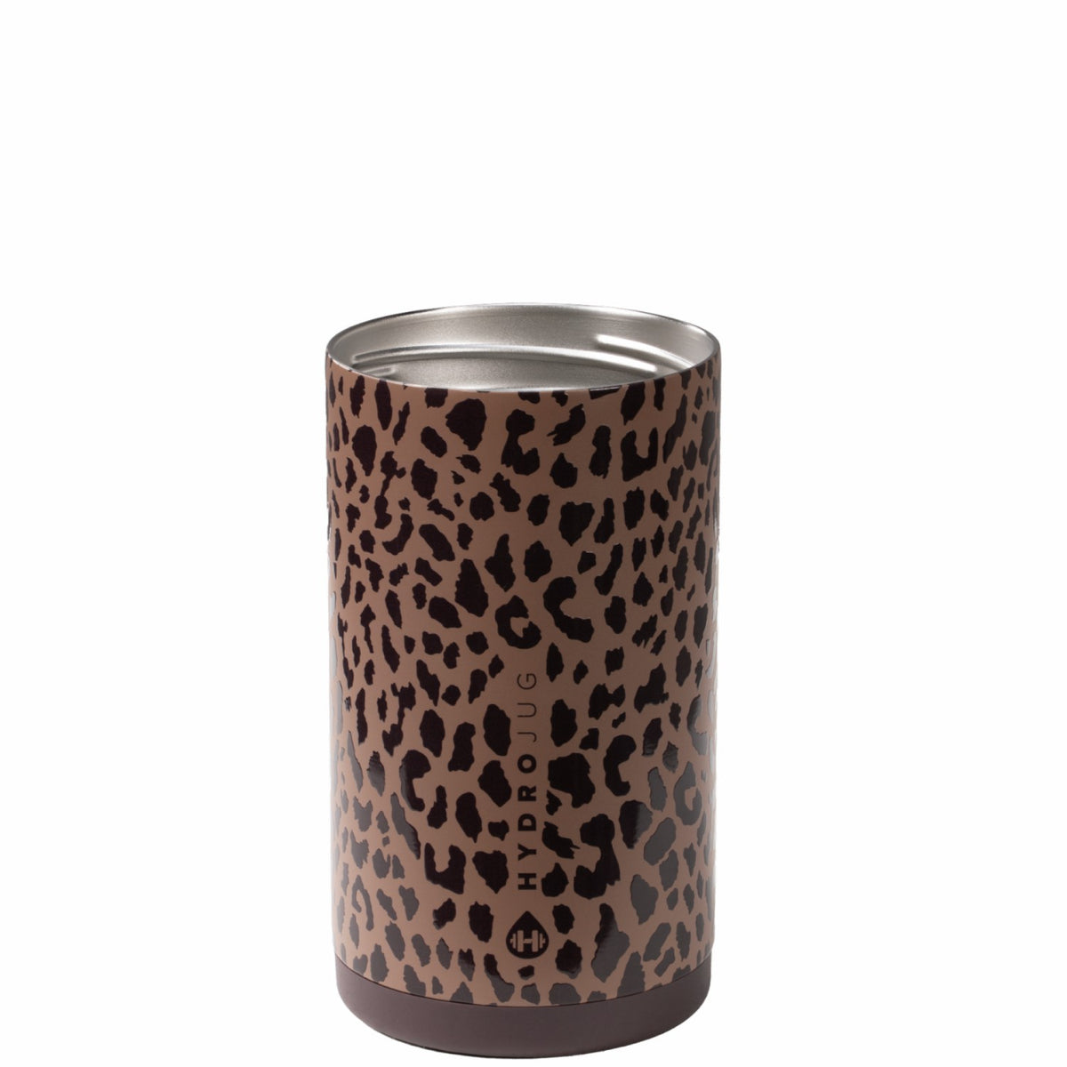 HYDROJUG HydroJug Can Cooler 16oz - 2-in-1 Insulated Tallboy Can Cooler, Screw-Top Lock – Brown Leopard