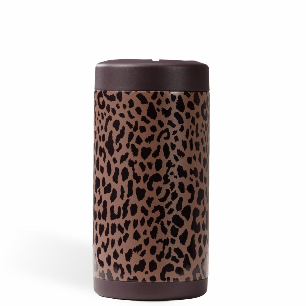 HYDROJUG HydroJug Can Cooler 16oz - 2-in-1 Insulated Tallboy Can Cooler, Screw-Top Lock – Brown Leopard