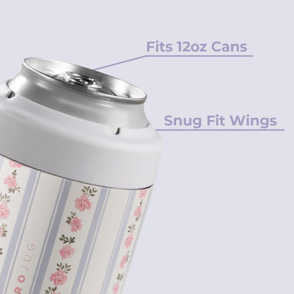 HYDROJUG HydroJug Can Cooler 12oz - 2-in-1 Insulated Standard Can Cooler, Screw-Top Lock – Primrose